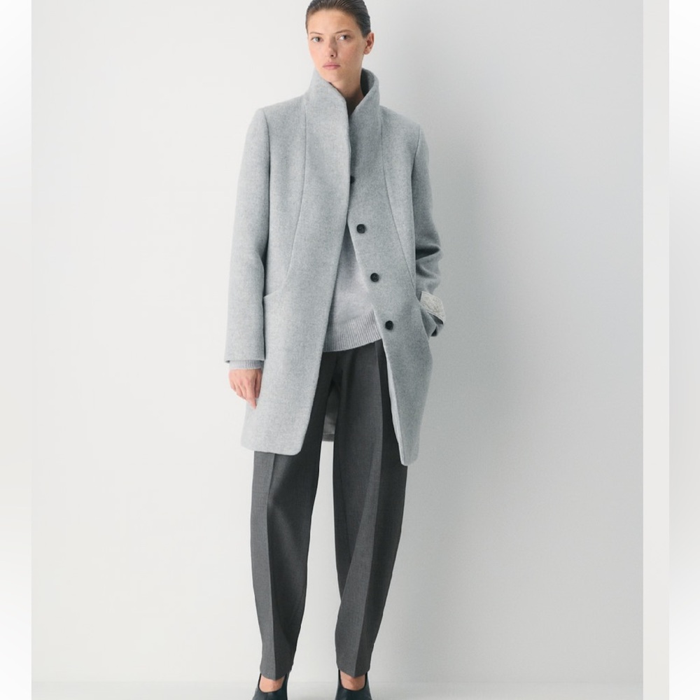 NWT Aritzia The Cocoon Coat - Luxe Wool Cashmere in Grey